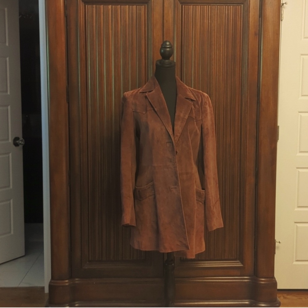 Suede women's jacket size M